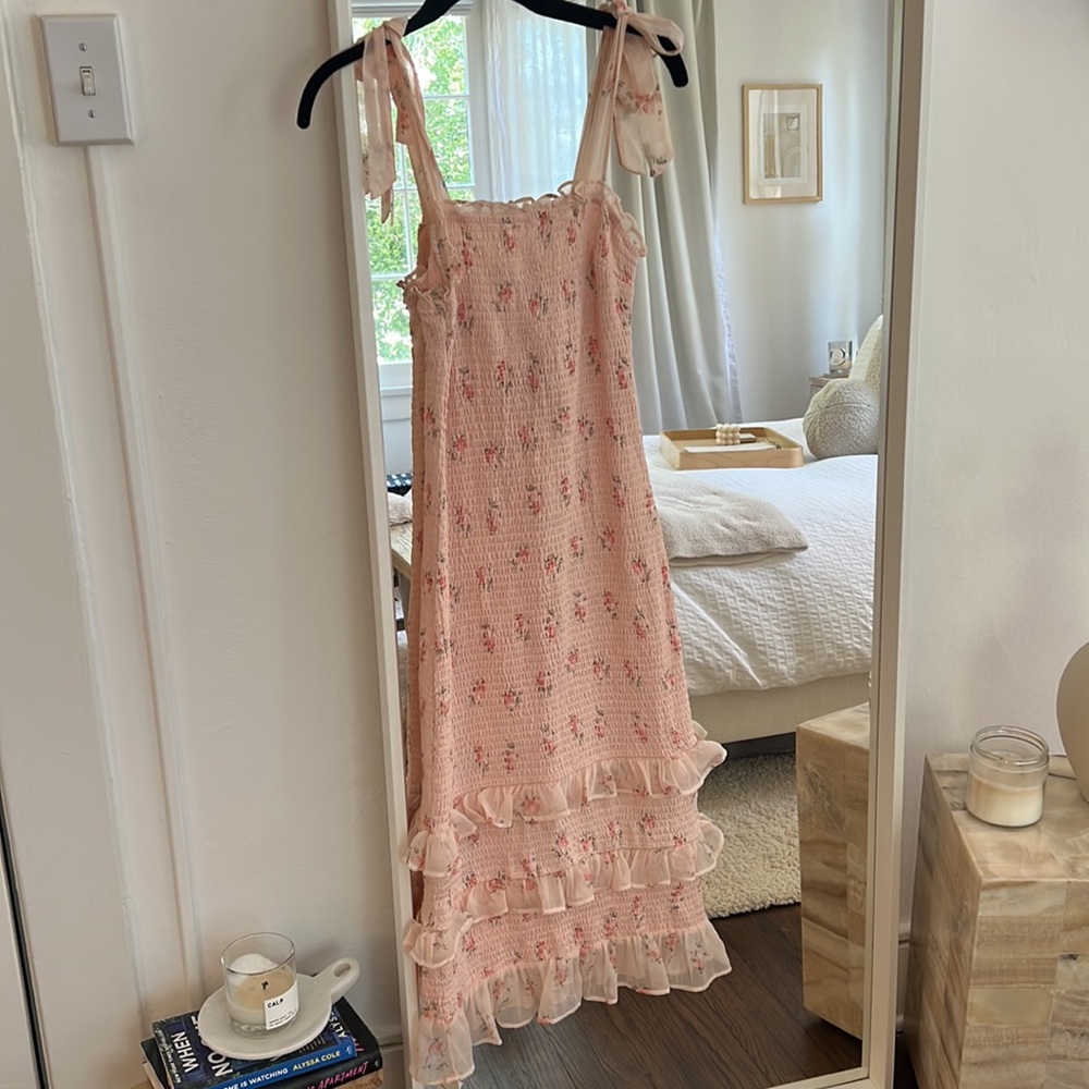 Brand-New w/ Tags Abercrombie Ruffle Tiered Floral Dress, perfect wedding guest